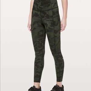 Lululemon green camo fast & free